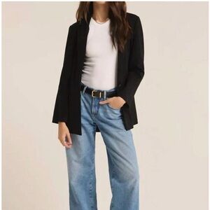 Z Supply Black Do It All Relaxed Blazer New with Tags